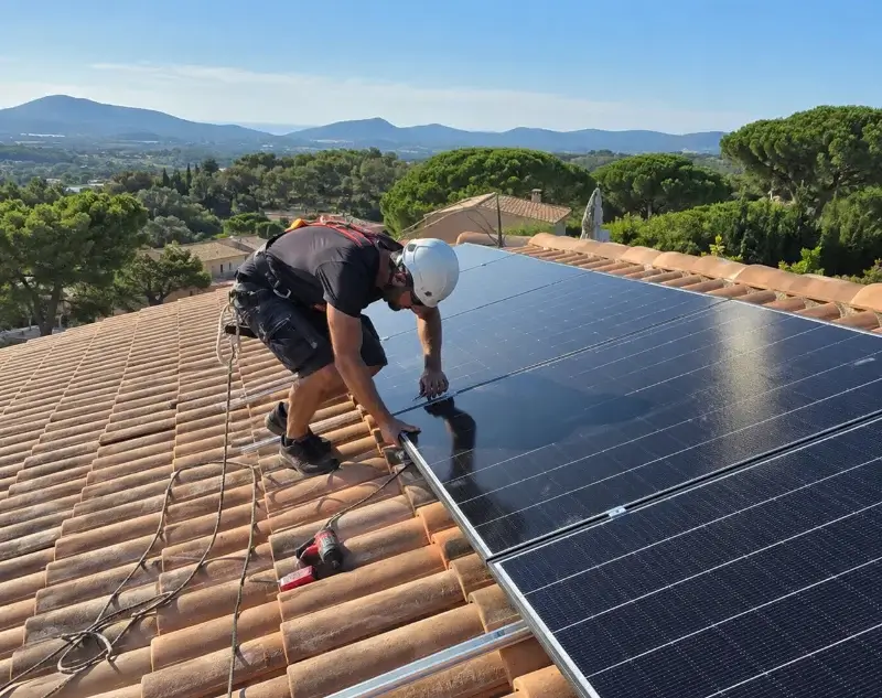 Installateur panneaux solaires Garéoult — pose photovoltaïque sur toiture