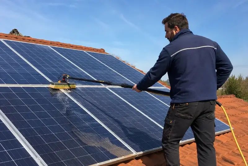 Nettoyage et entretien de panneaux solaires à Garéoult