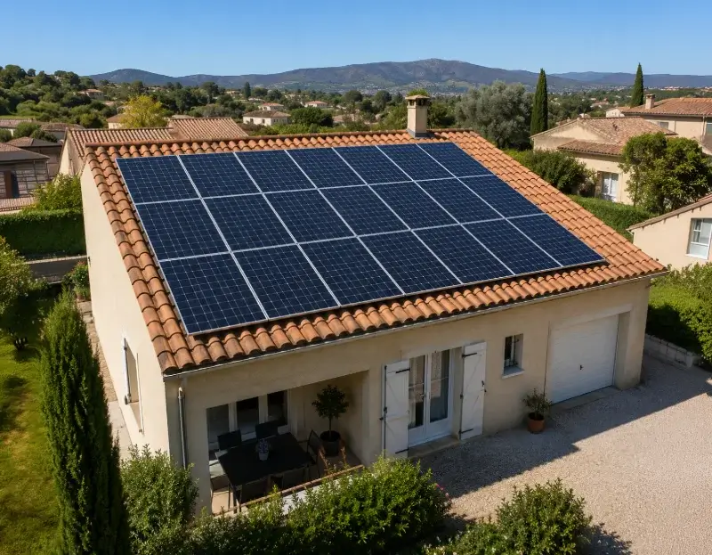 Prime à l'autoconsommation panneaux solaires Garéoult — aide financière de l'État